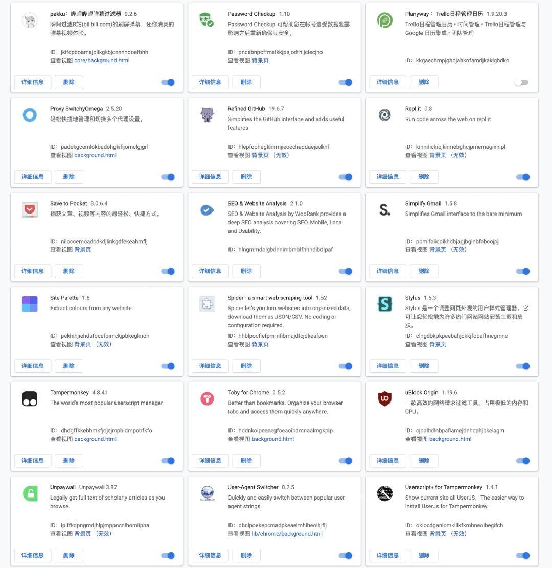 我装了 88 个 Chrome 扩展的浏览器里都有啥？