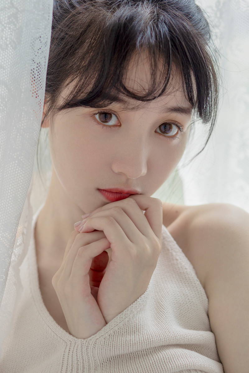 落日余晖-唯美女生