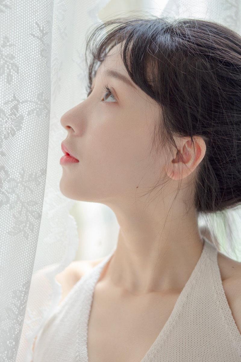 落日余晖-唯美女生