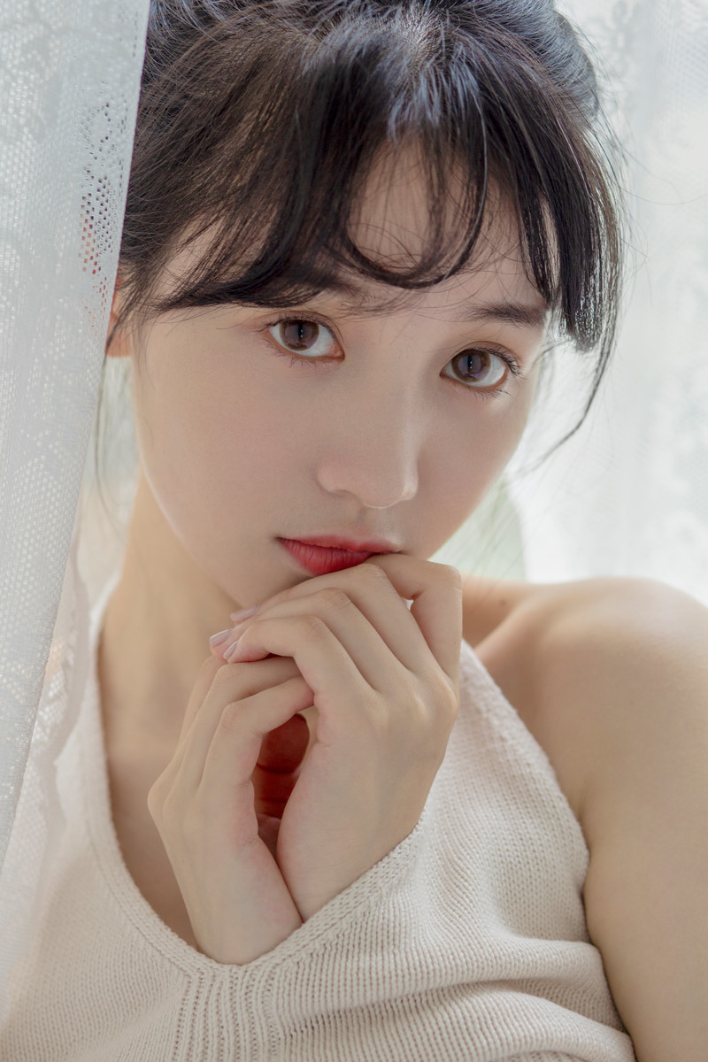 落日余晖-唯美女生