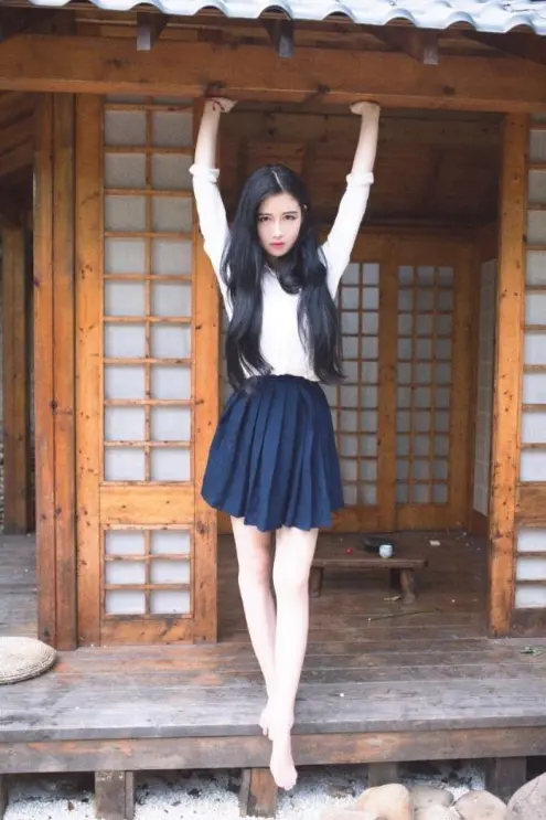 艺术系清纯校花美女图片jk制服图片