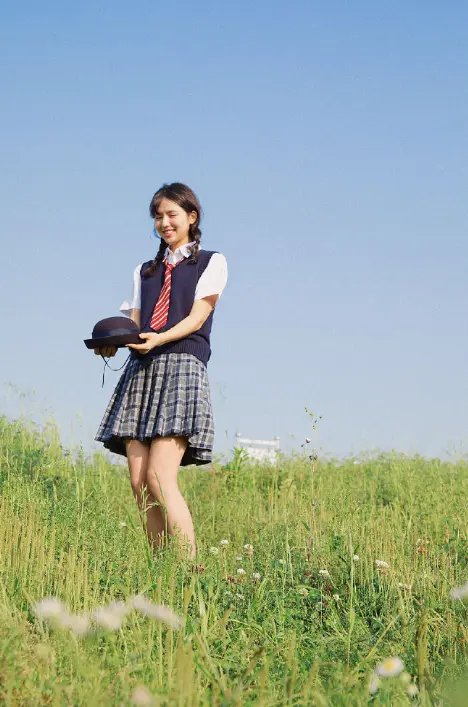 jk制服美女图片 校园美女图片