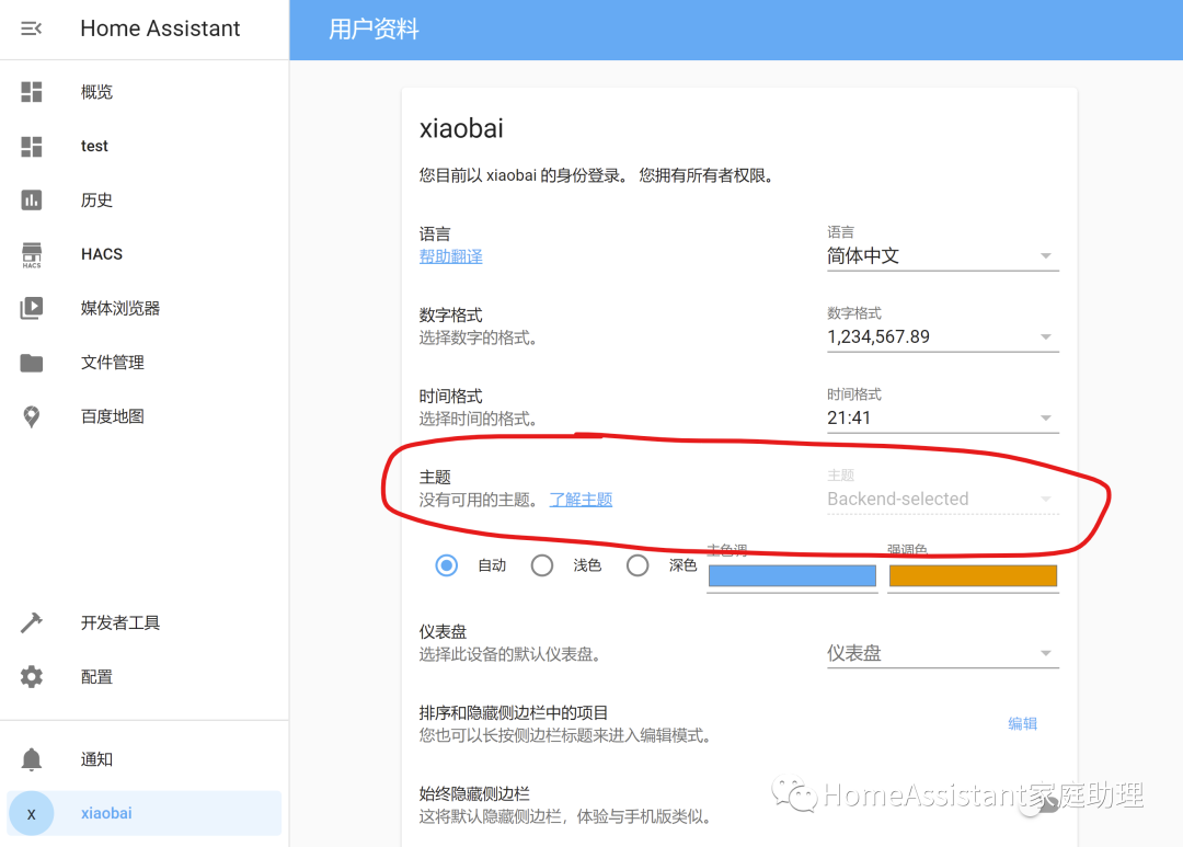 HomeAssistant主题样式