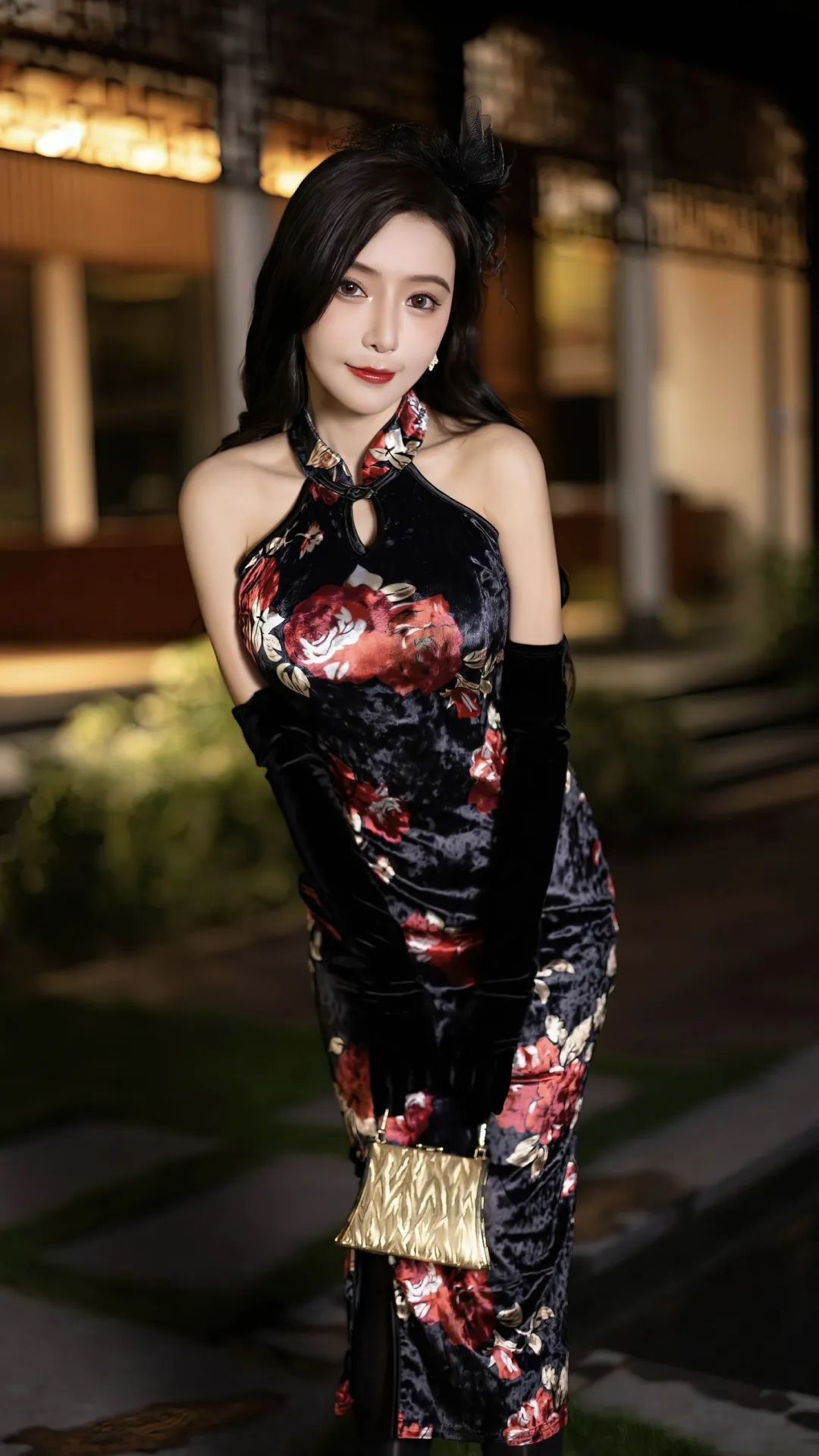 秀人网写真｜王馨瑶 暗黑系