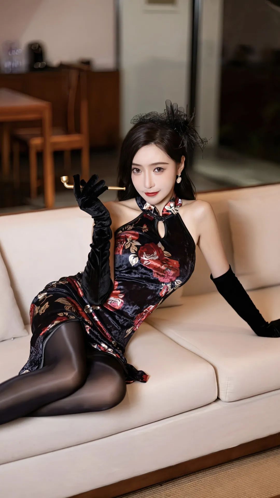 秀人网写真｜王馨瑶 暗黑系