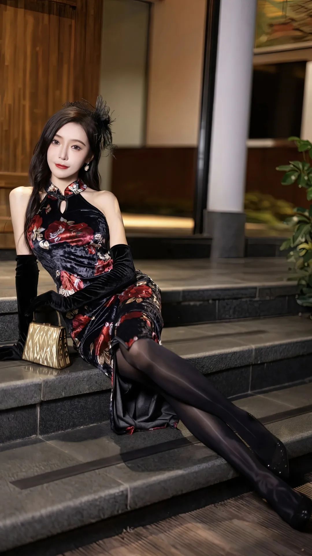 秀人网写真｜王馨瑶 暗黑系