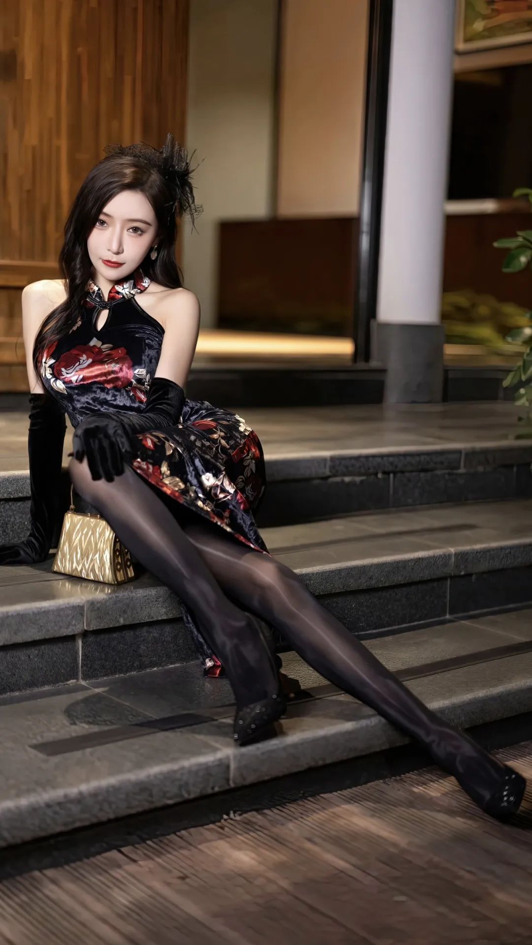 秀人网写真｜王馨瑶 暗黑系