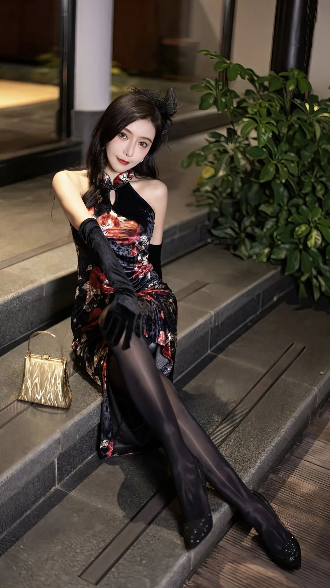 秀人网写真｜王馨瑶 暗黑系