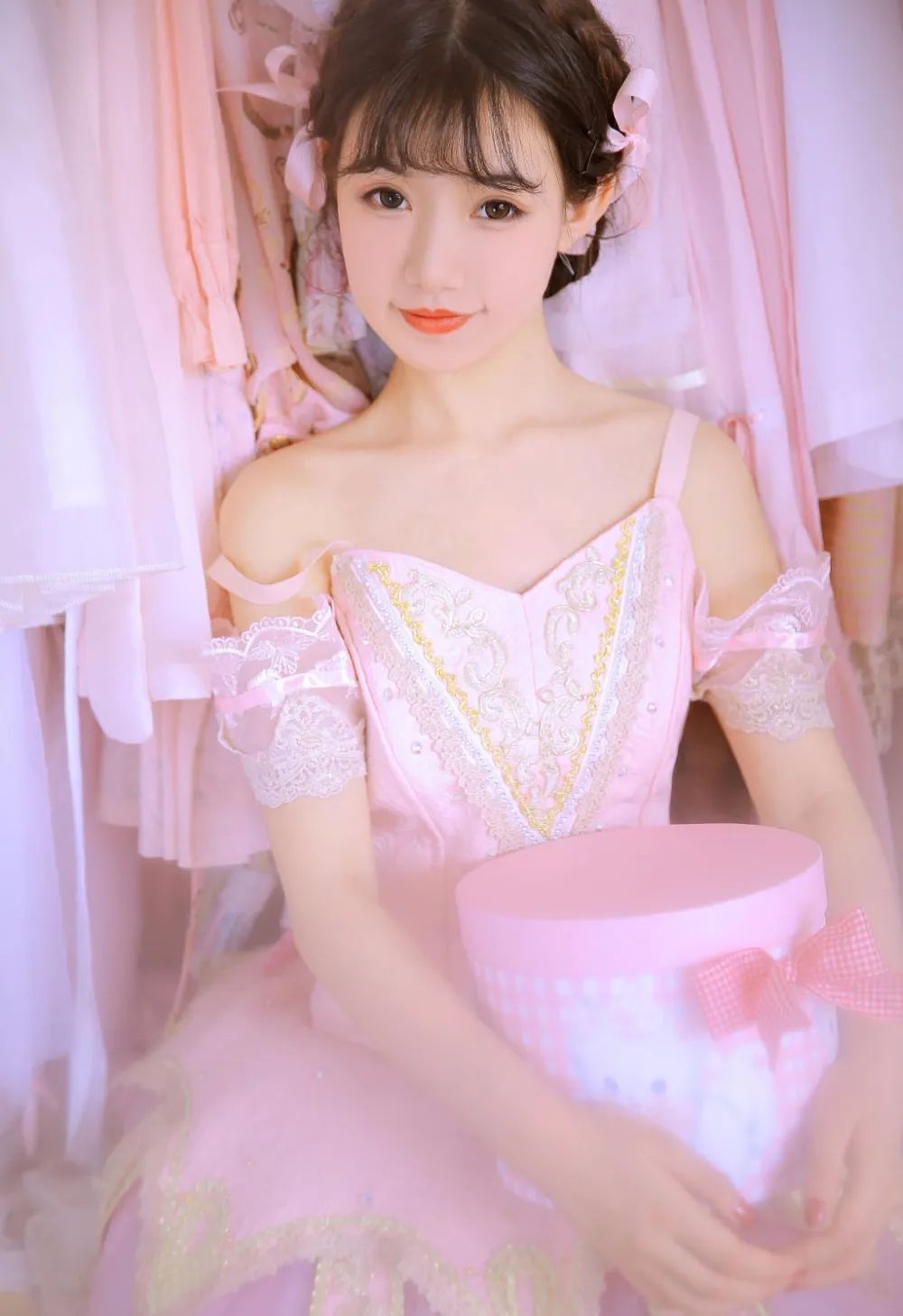 漂亮女孩 芭蕾舞公主裙 清纯甜美