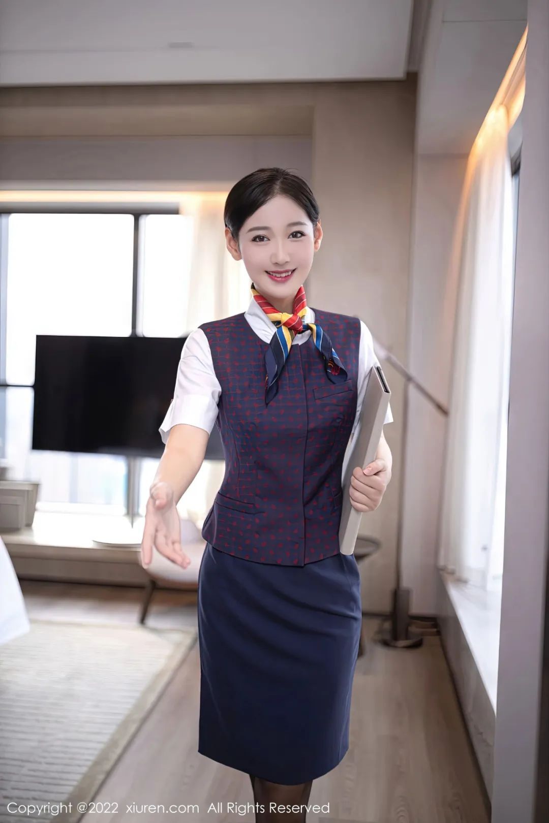 秀人网写真-唐安琪制服