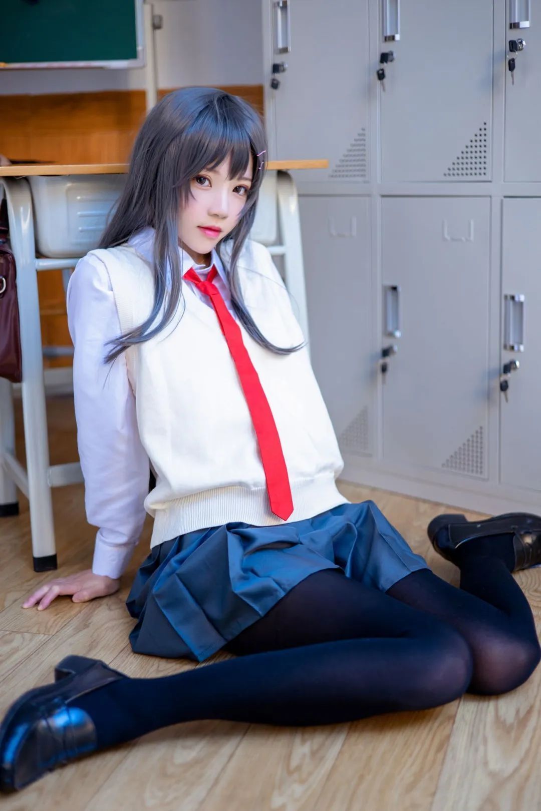 ?????写真｜黑丝玉足纯欲JK风づ