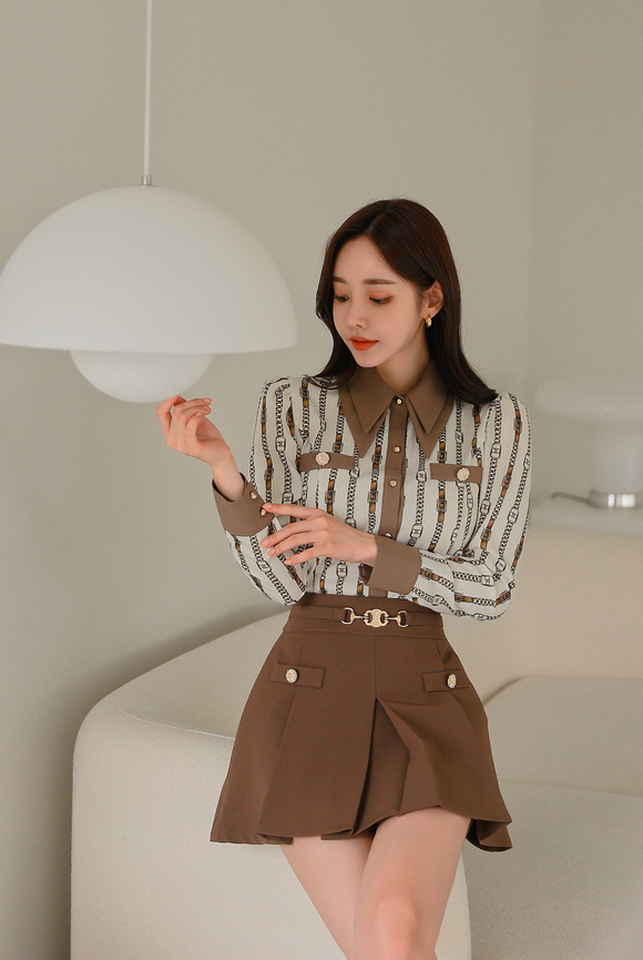 240302_RO更新(伯爵古树咖啡竖条纹白领衣裙)