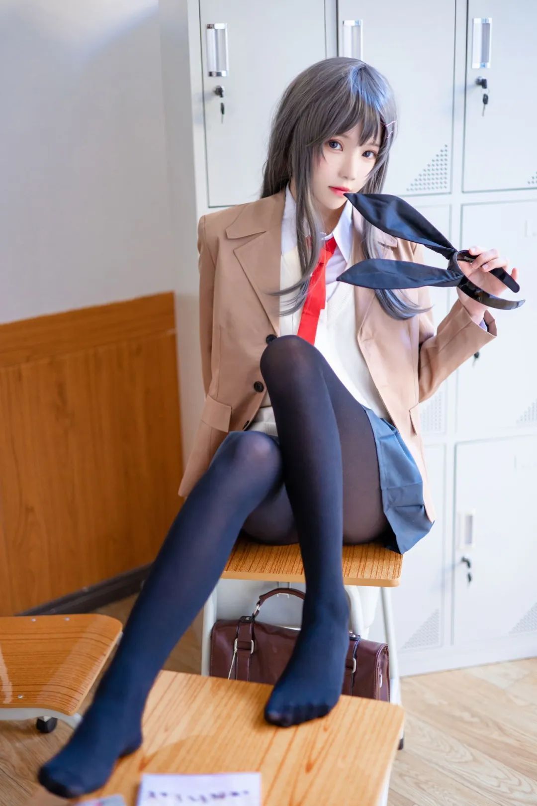 ?????写真｜黑丝玉足纯欲JK风づ