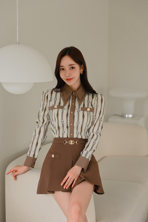 240302_RO更新(伯爵古树咖啡竖条纹白领衣裙)
