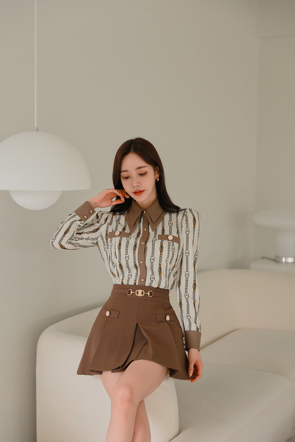 240302_RO更新(伯爵古树咖啡竖条纹白领衣裙)