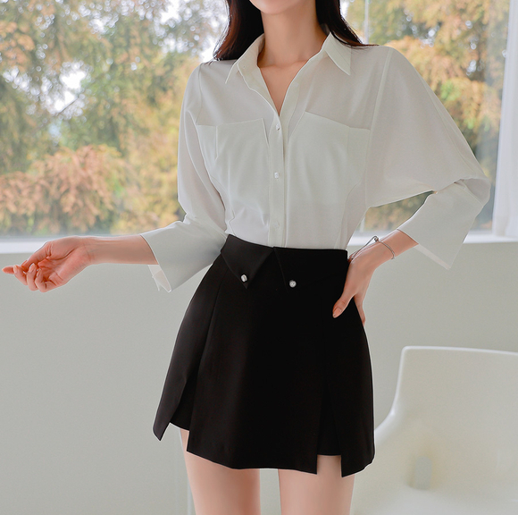 240302_RO更新(混色黑白调和清爽初樱包臀裙)