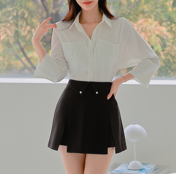240302_RO更新(混色黑白调和清爽初樱包臀裙)