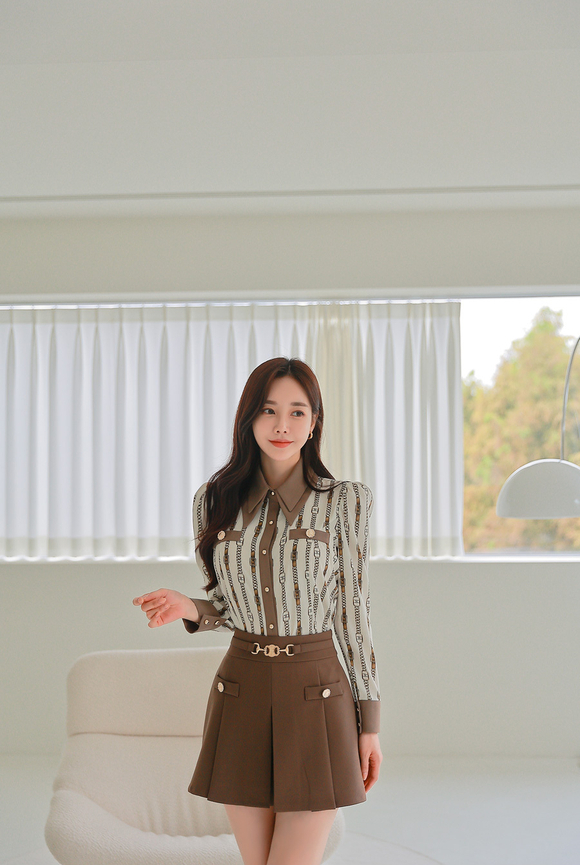 240302_RO更新(伯爵古树咖啡竖条纹白领衣裙)