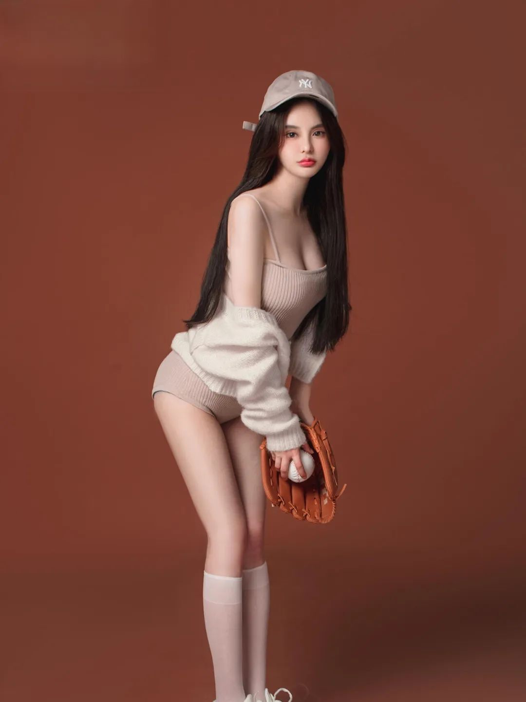棒球少女白丝写真