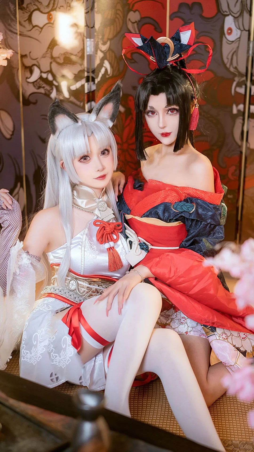 《恶魔猎手与神里绫人浓浓的爱意打情骂俏》-Cosplay