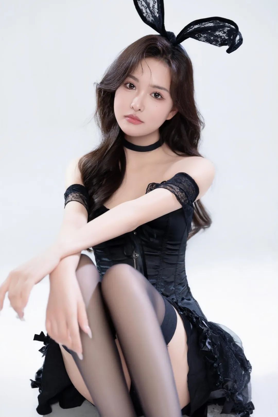 纯欲黑丝兔女郎写真