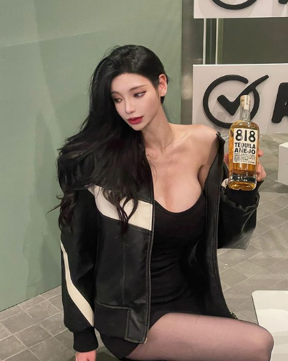 兄弟们，非常有实力的韩国网红美女，真的好凶，你们真的打不过！
