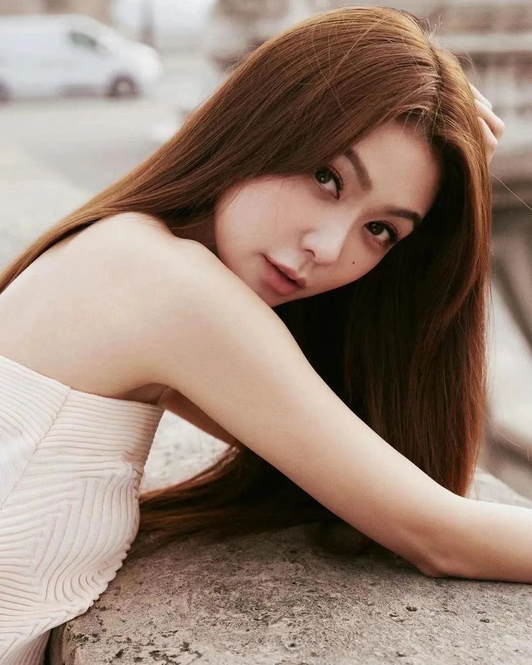黑丝配大长腿！香港顶级美女！性感女神！