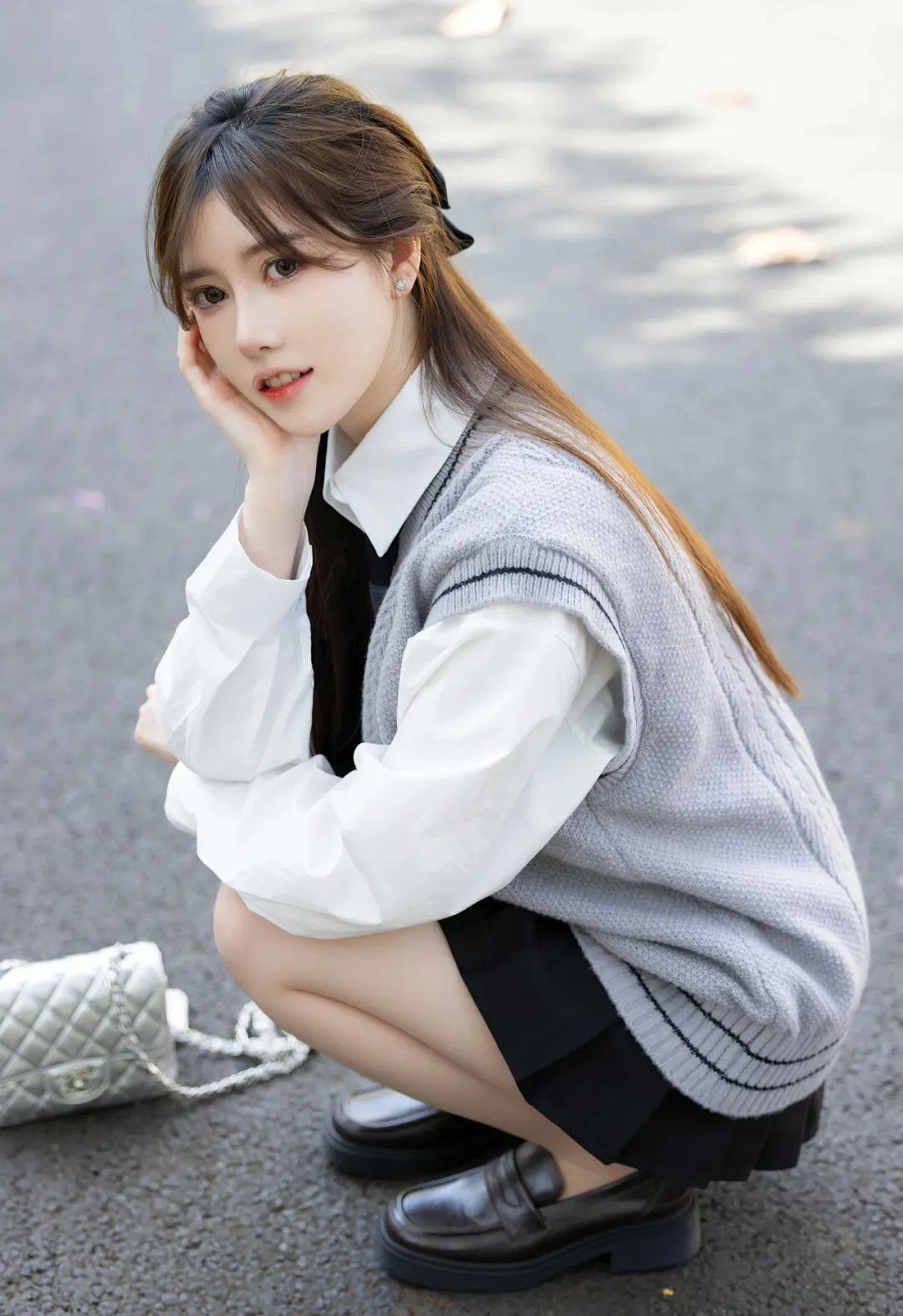美桃酱JK短裙清纯女神