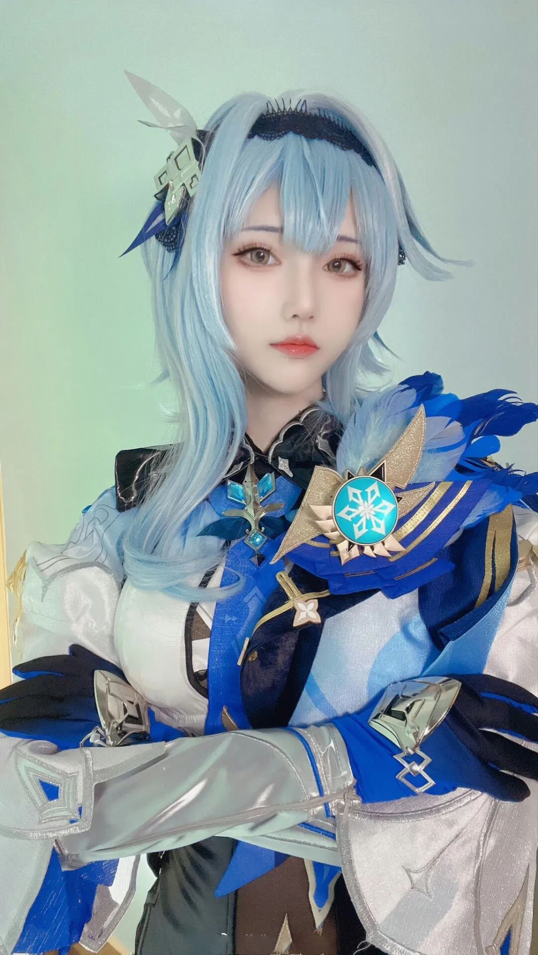 原神cos：裸足+泳装，申鹤姐姐太漂亮了！白丝甘雨，皮裤优菈太御了！