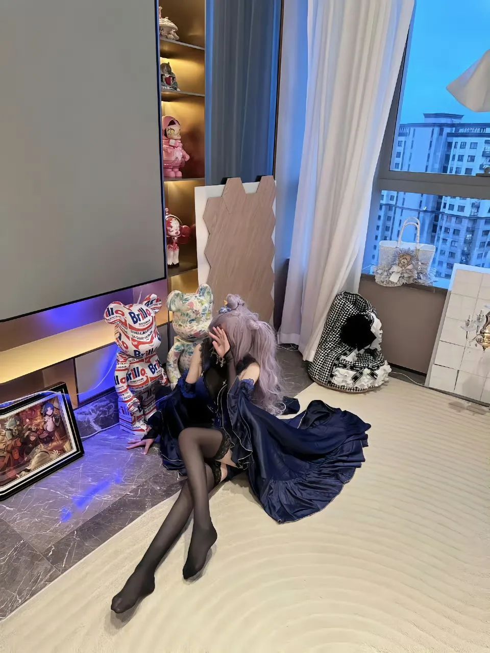 原神cos：皮鞭+制服，OL雷神果然御！丽莎巫女装，兔女郎甘雨涩气拉满！