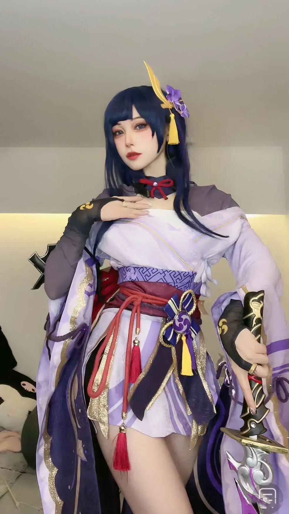 原神cos：年轻时期的萍姥姥太漂亮了！花嫁神子真顶！小草神终于长大了！
