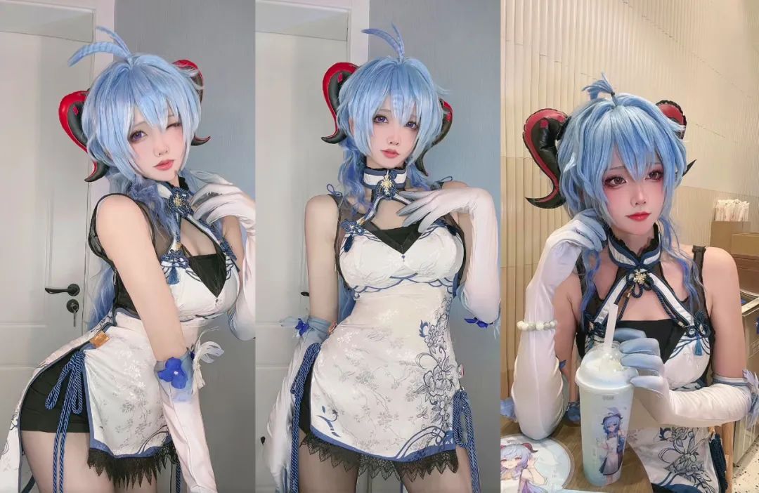 原神cos：萍姥姥回归少女容颜！雷神胸口拔刀太甜了！大草神可爱爆了！