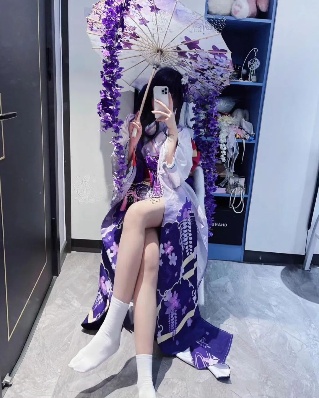原神cos：白丝+女仆装，刻晴太御了！裸足归终，包臀裙申鹤，婚纱八重真顶级！