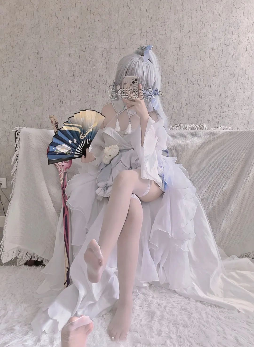 原神cos：白丝+婚纱，花嫁刻晴绫华美爆了！泳装心海，旗袍申鹤，兔女郎甘雨让人狂喜！