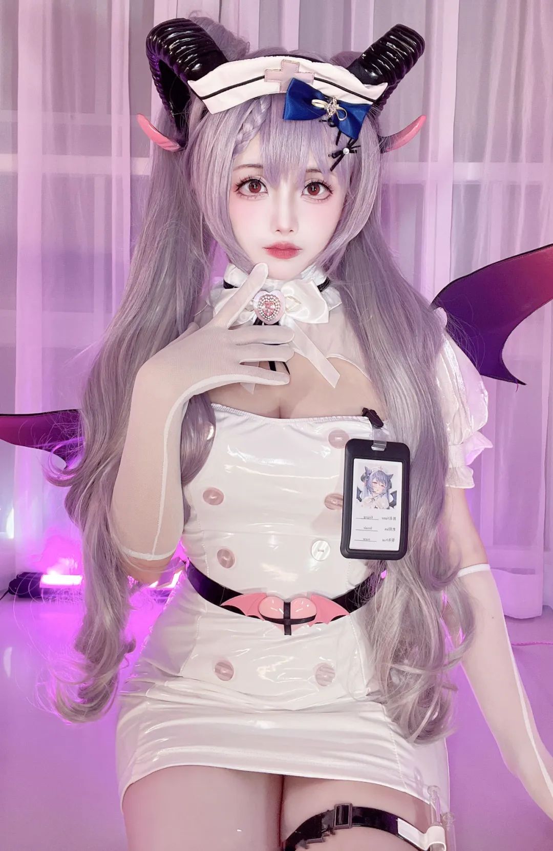 原神cos：白丝+短裤，OL制服雷神太顶了！护士装刻晴，泳装神子美爆了！