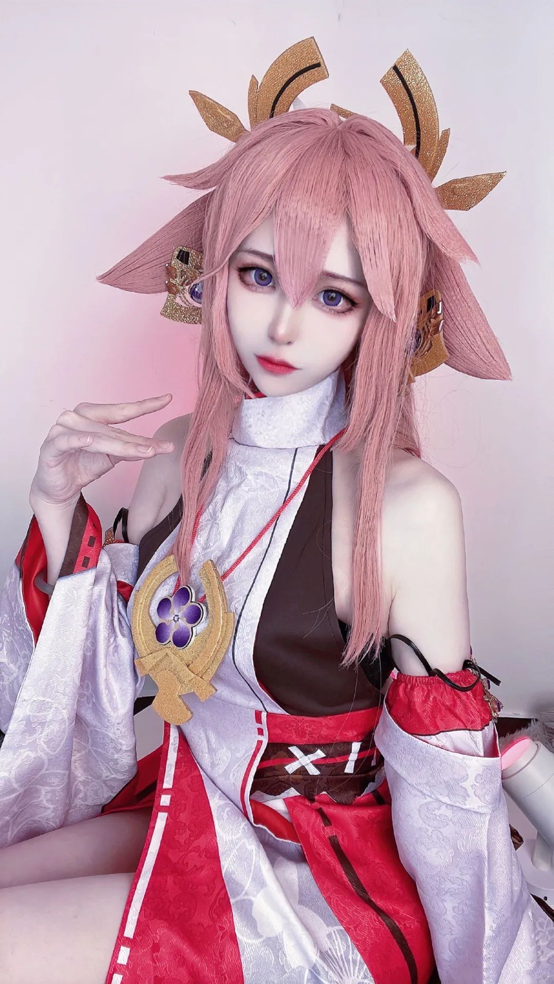 原神cos：黑丝+皮裤，甘雨让人狂喜！和服绫华，泳装刻晴，黑丝女仆水神太萌了！