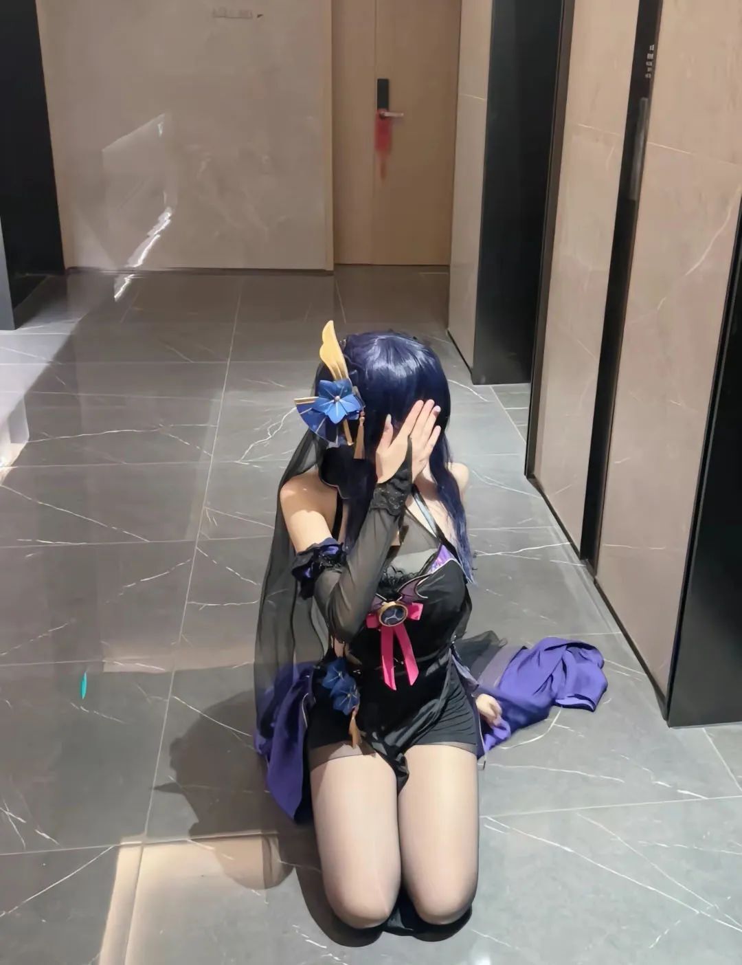 原神cos：黑丝制服雷神太顶了！兔女郎甘雨身材绝佳！黑丝旗袍申鹤，JK绫华我爱了！