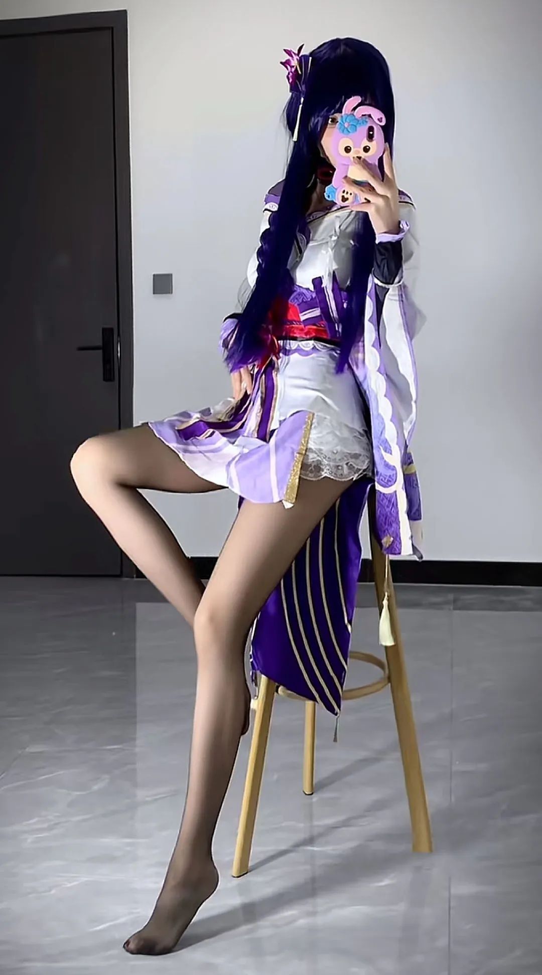 原神cos：黑丝刻晴太好看了！居家服申鹤我爱了！一米八的黑丝雷神太顶了！归终不愧是白月光！