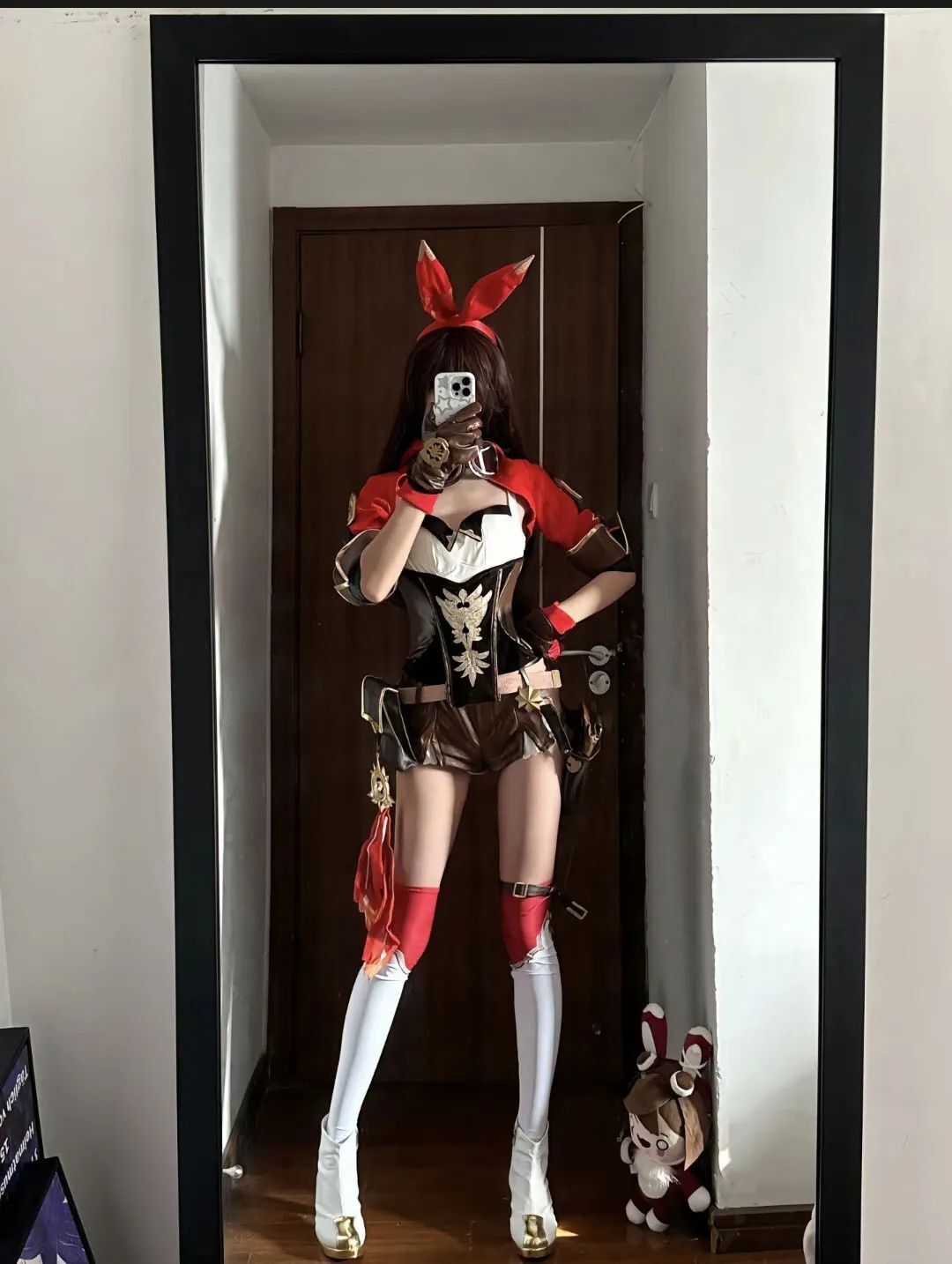 原神cos：黑丝连衣裙刻晴美出新高度！古装汉服甘雨，大草神，雷神制服，绫华女仆让人狂喜！