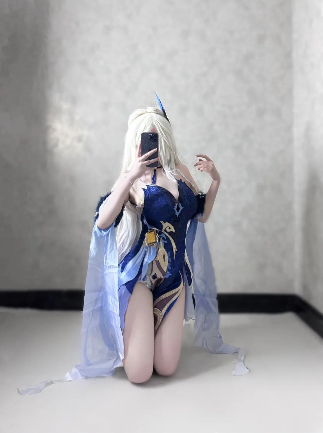 原神cos：白丝+包臀裙，神子美爆！甘雨黑化了！黑丝刻晴，勒肉黑丝旗袍申鹤，女仆雷神太顶了！