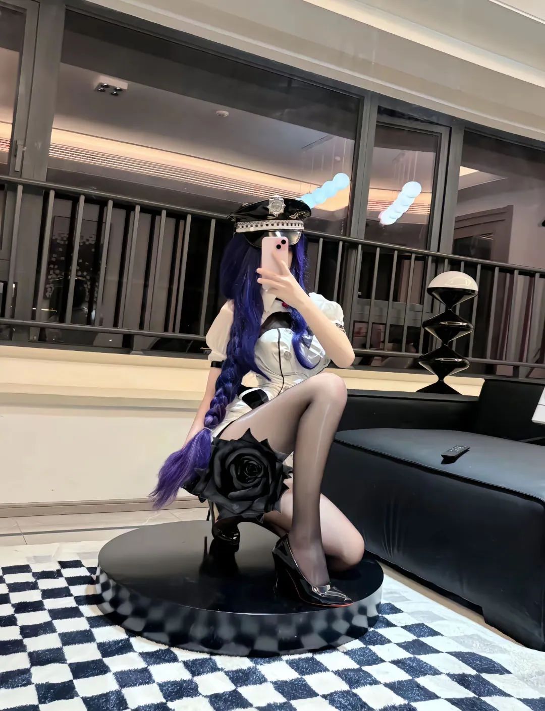 原神cos：黑丝+制服，雷神太御了！黑丝旗袍申鹤，白丝女仆雷神，婚纱刻晴，兔女郎心海谁能不爱？