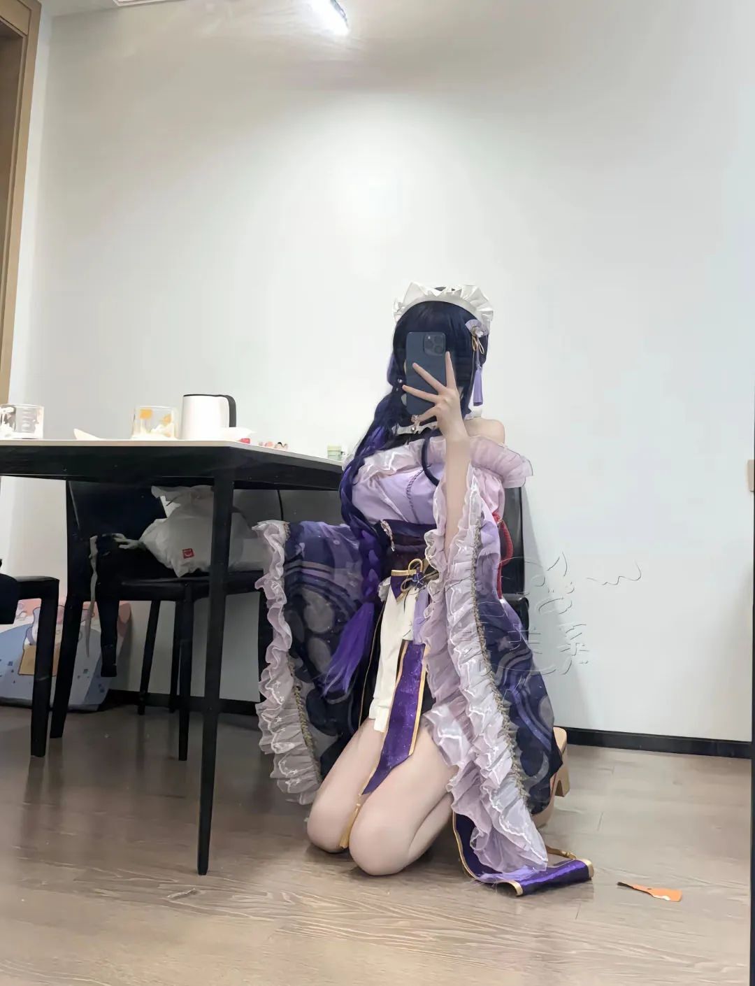 原神cos：黑丝+紧身衣，车模申鹤太顶级了！女仆刻晴甘雨双倍快乐！猫耳雷神也太萌了吧？