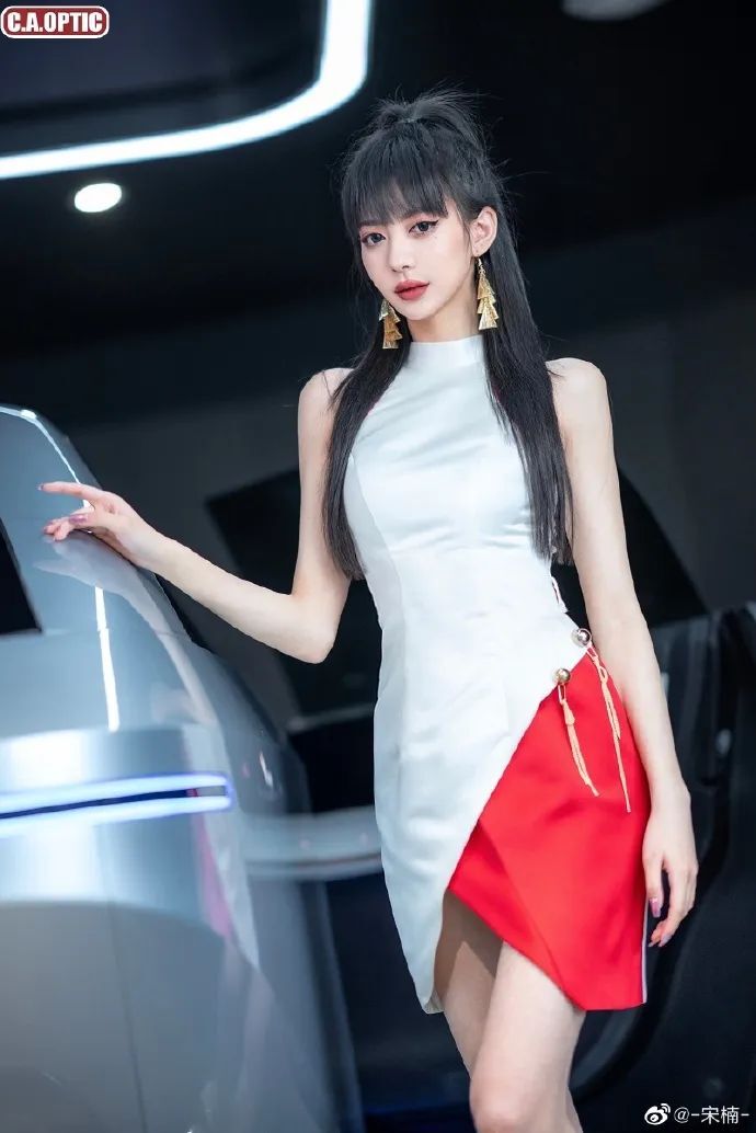 最美“车模”宋楠小姐姐，车模界颜值天花板