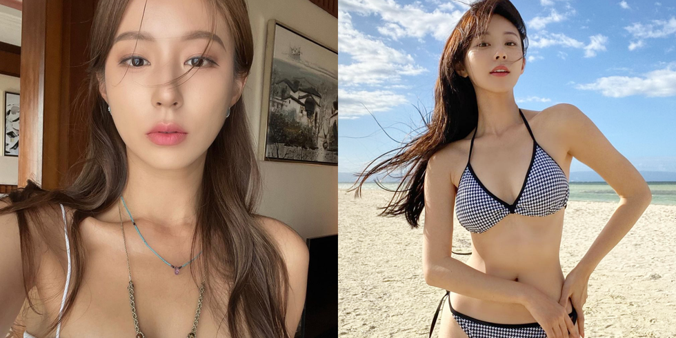 韩国最美模特金宝拉，INS图片更新，穿旗袍的时尚模特