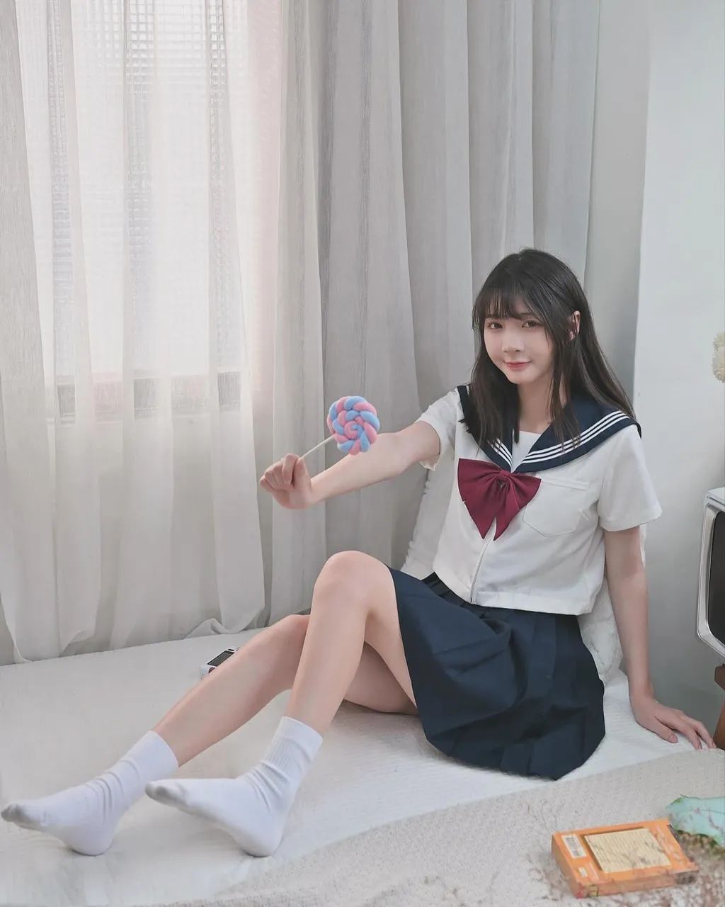 清纯JK短裙少女写真