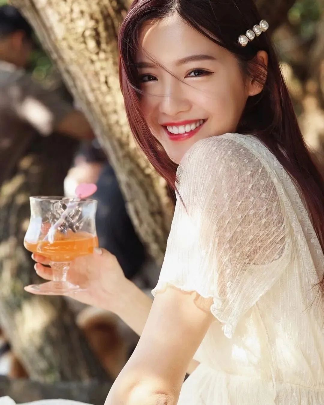 李恩菲，甜美可爱的“啦啦队女神”