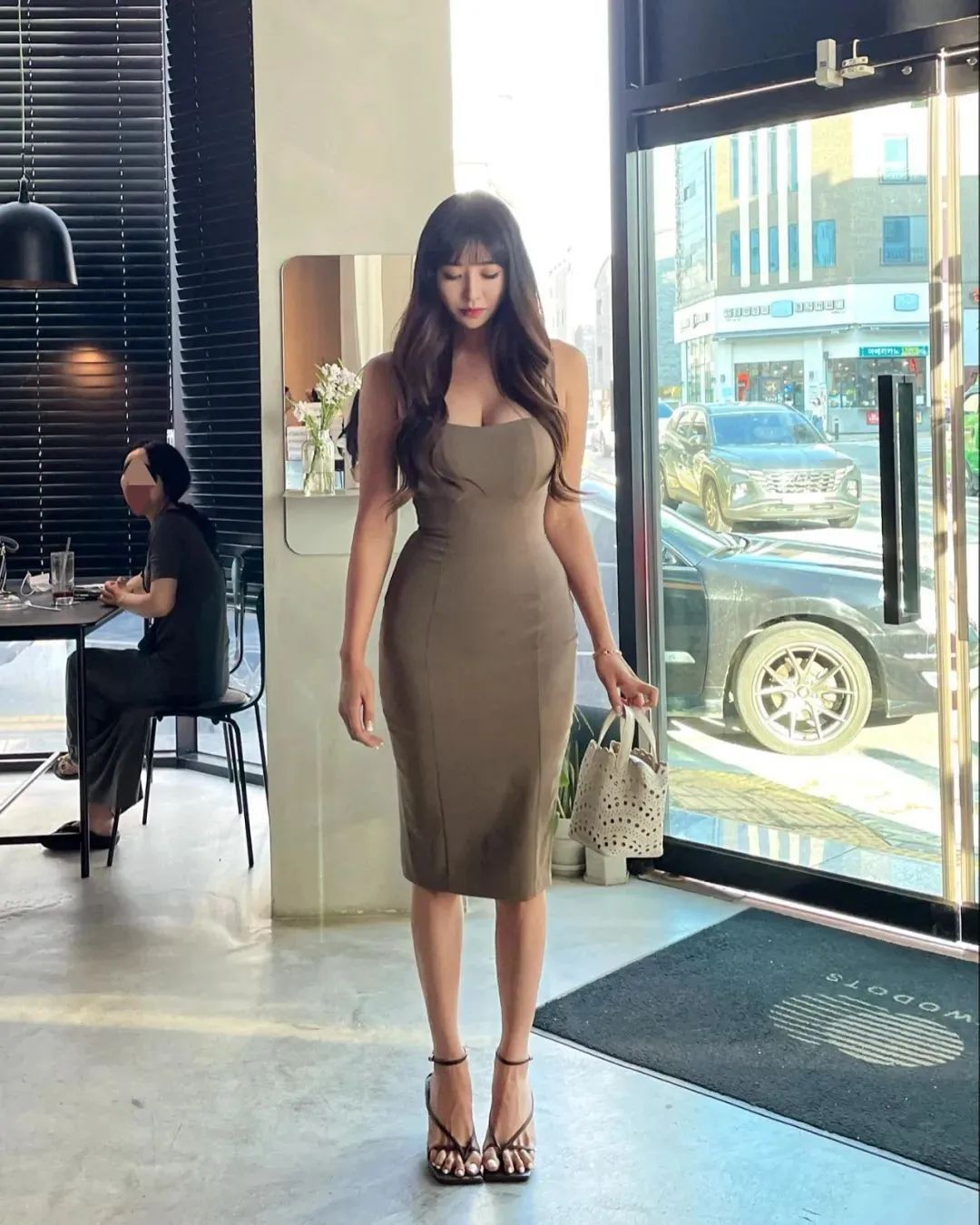 韩国网红j1ns1m，甜美可人的健身女神