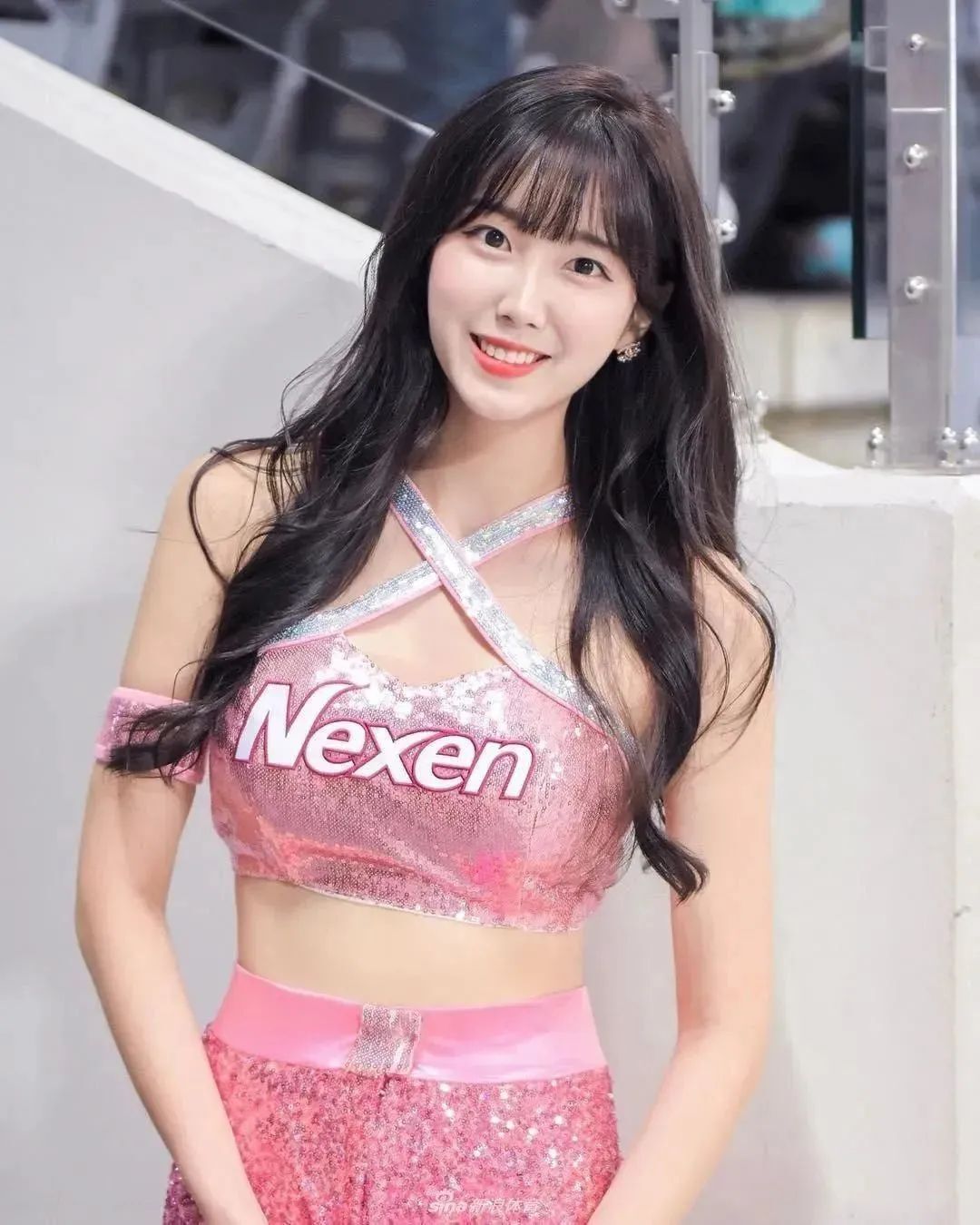 韩国网红安智贤，甜美可爱的啦啦队女神