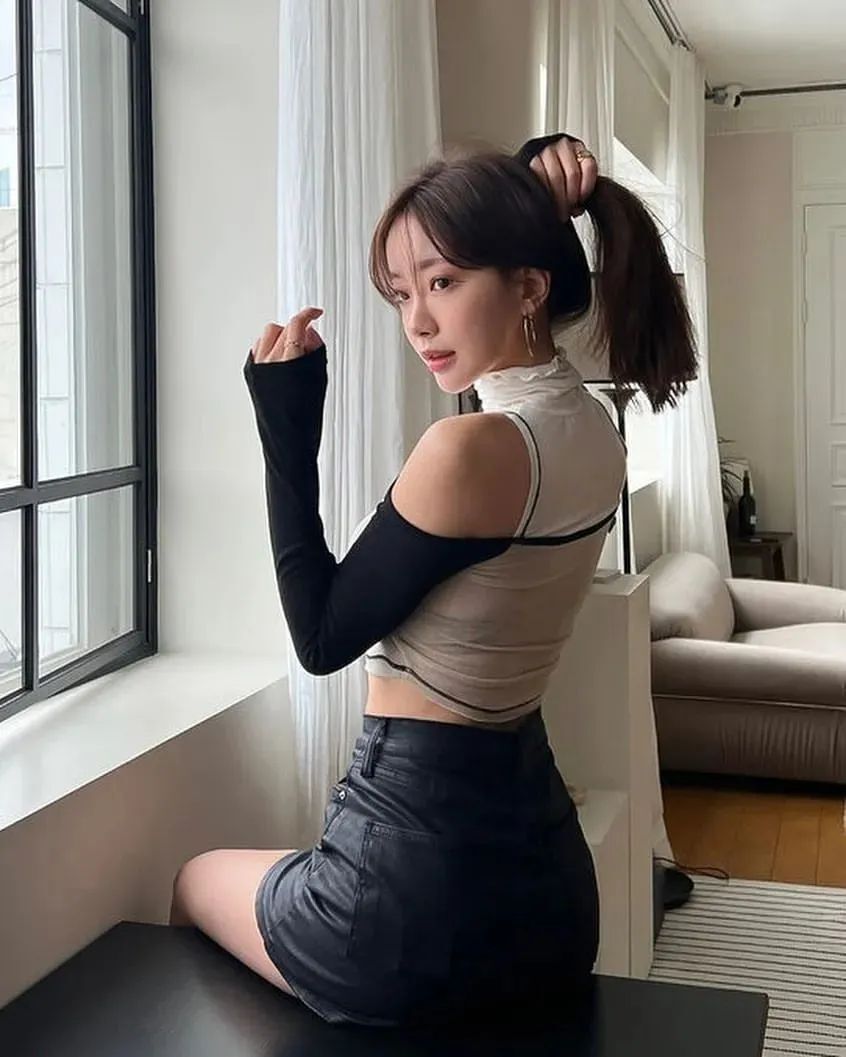 韩国网红haesoll，可盐可甜的气质女神