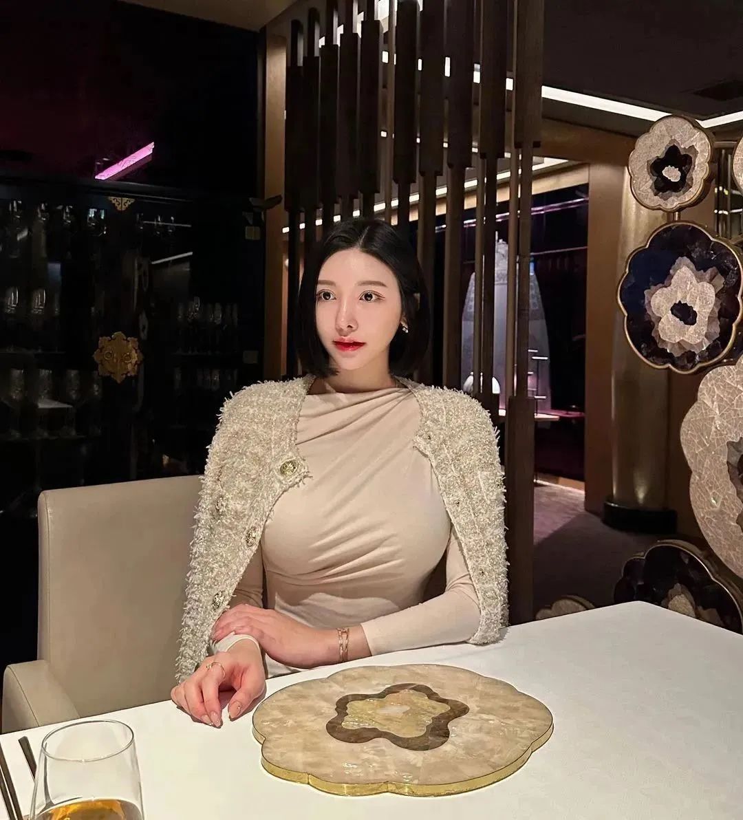 韩国网红anhjj，拥有贵妇气质“名媛风”的气质女神